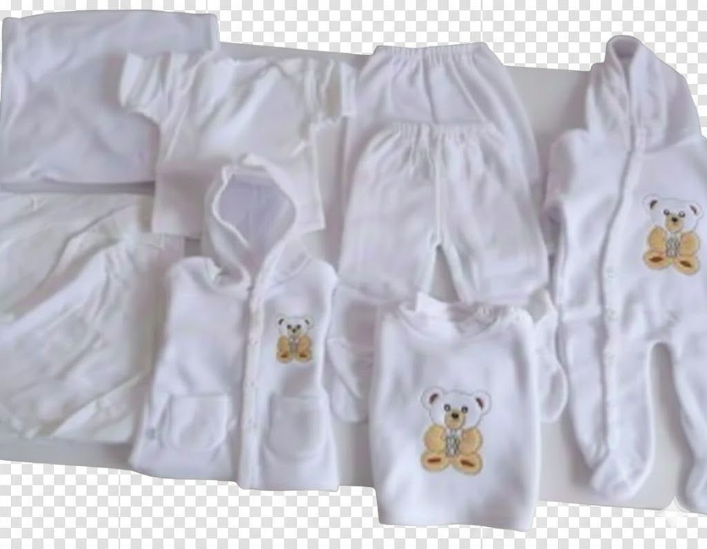 8Pcs Newborn Baby Receiving Set - 100% Pure Cotton Essential Clothing Kit for Boys & Girls