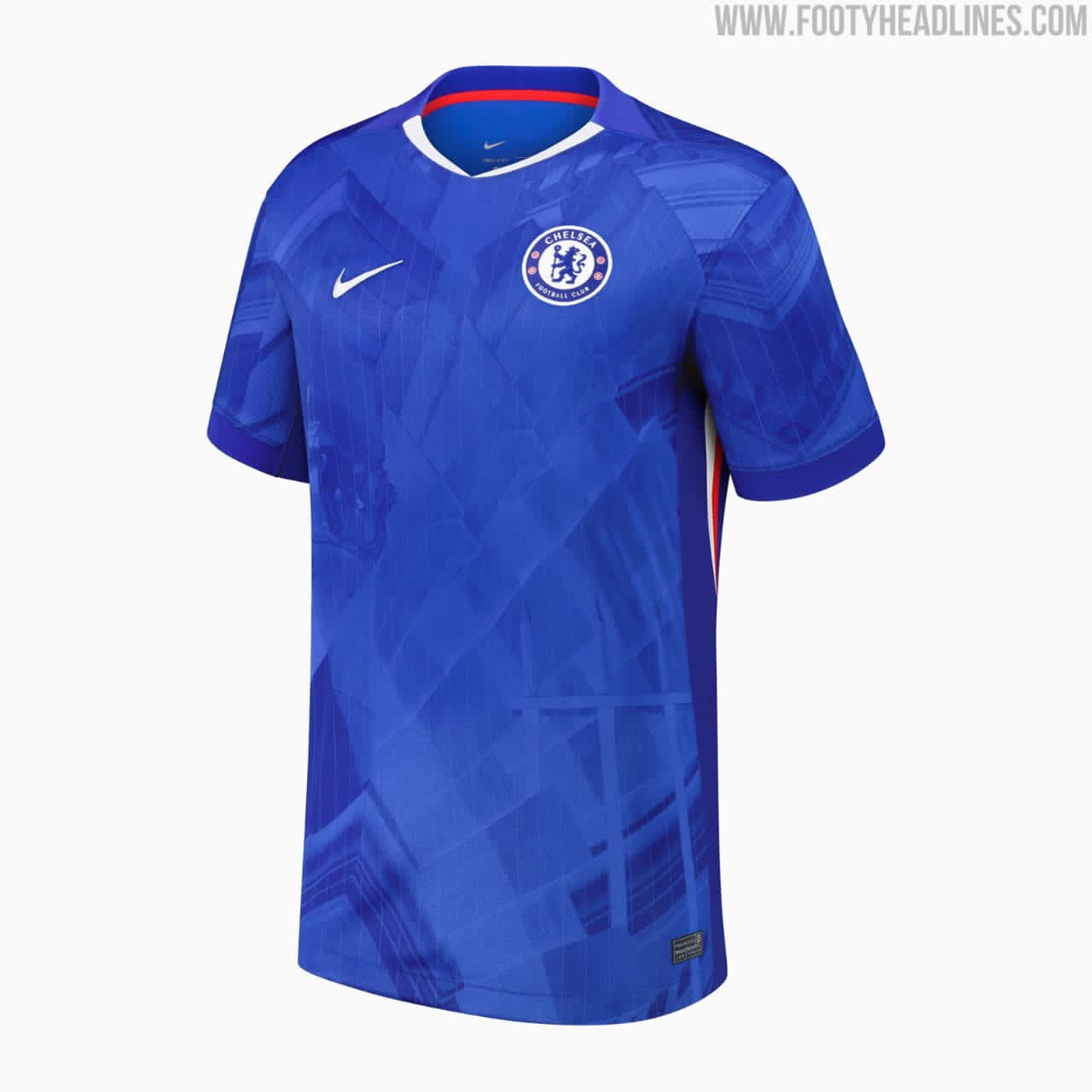 Chelsea Football Jersey T-Shirt – Official Style Home Fan Wear, Comfortable Quick-Dry Sports Top for Everyday Use