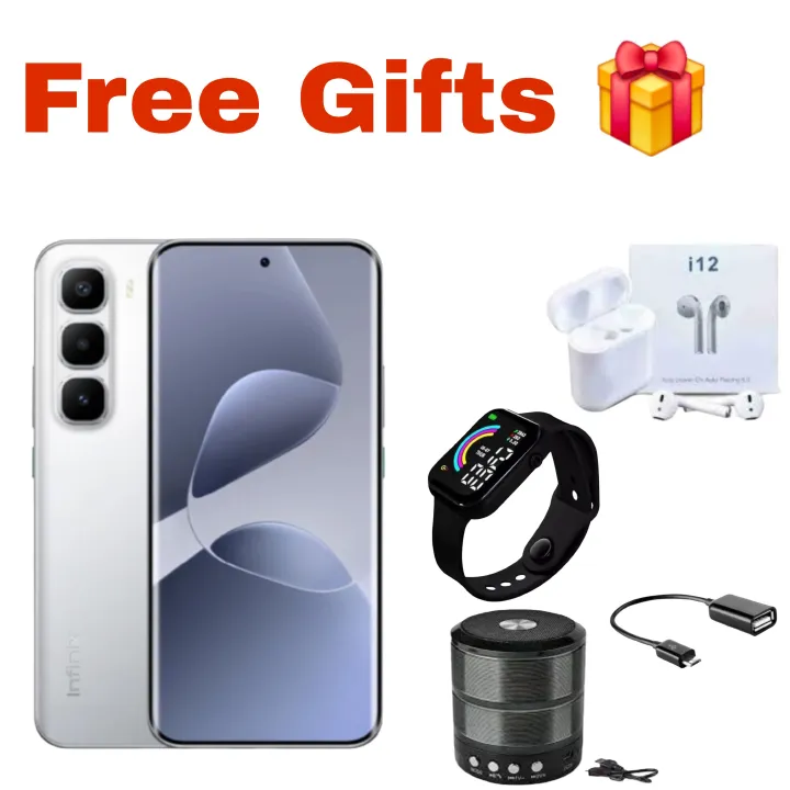 [Black Friday Offer] Infinix Hot 60 Pro Plus 128GB+16(8+8)GB 6.78" 144Hz Curved AMOLED Display 50+13MP Camera 5160mAh Battery 45W Fast Charging Corning Gorilla IP65 Infinix Hot 60 Pro+ AI Smartphone