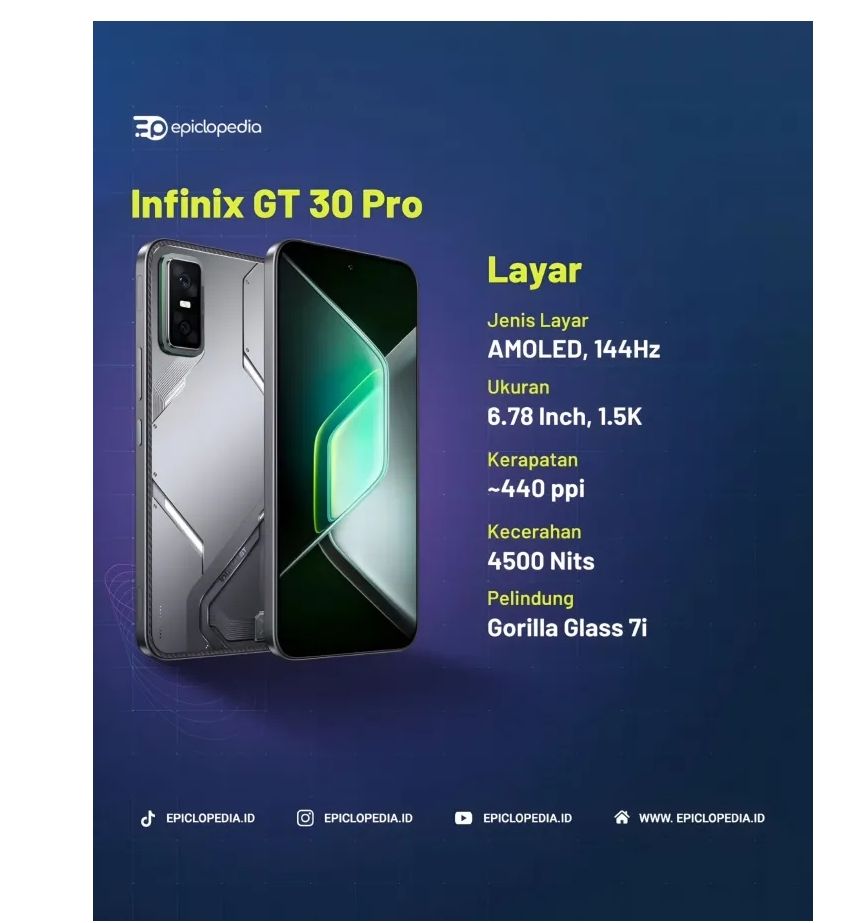 [Black Friday] Infinix GT 30 Pro 5G 256GB+12GB 6.78" 144Hz AMOLED Display 108MP Camera 5500mAh Battery 45W Super-Fast Charging 30W Wireless Dimensity 8350 Ultimate On-Screen Fingerprint AI Smartphone