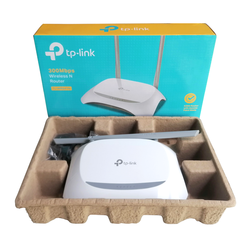 TP-Link TL-WR840N Wireless N300 Wi-Fi Router – 300Mbps High-Speed Internet, 2×5dBi Antennas, 3 LAN + 1 WAN Port, Strong Signal, Wide Coverage, Ideal for Home & Office