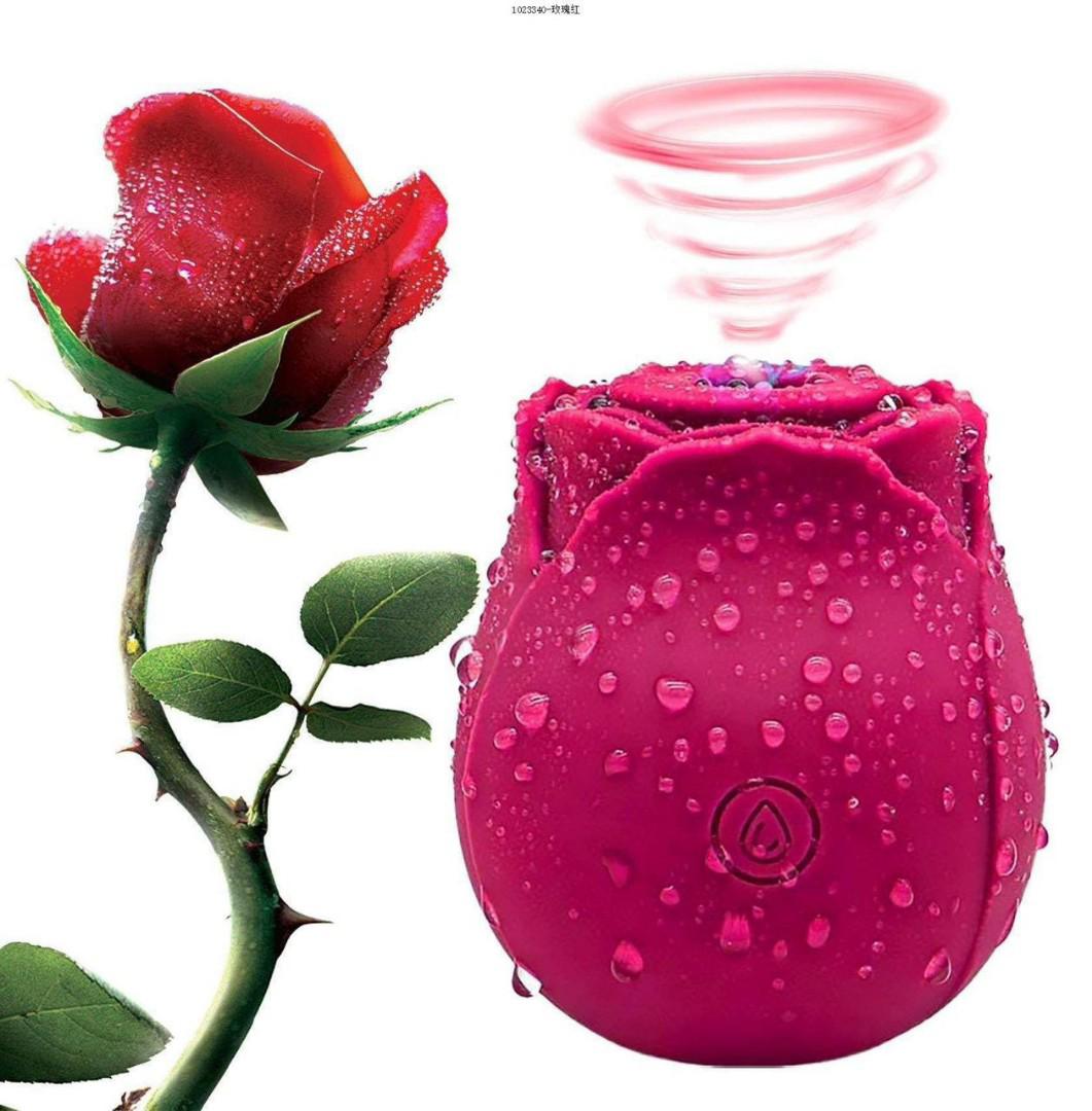 Rose Vibrator Sucking & Vibrating Nipples Clit Massager Regular Rose Sex Toy view 2