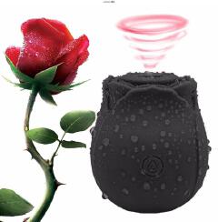 Rose Vibrator Sucking & Vibrating Nipples Clit Massager Regular Rose Sex Toy