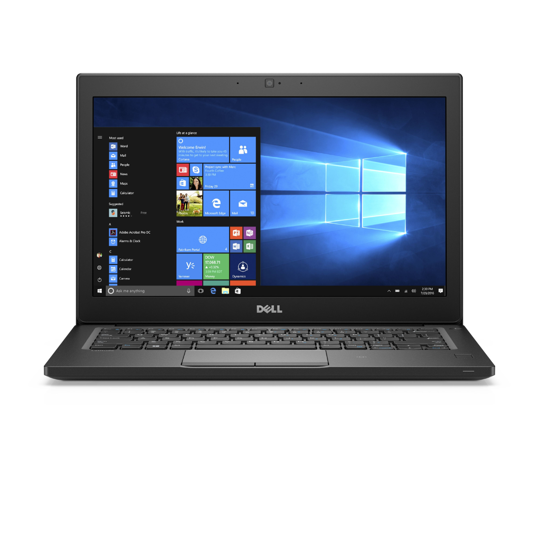 (FREE BAG & MOUSE! )Refurbished Laptop DELL Latitude 7280 Notebook Computer | Intel Core i5 6th Generation | 8G RAM | 256GB SSD Storage |12.5” HD Display | Installed with Windows 10Pro| MS Office 2019