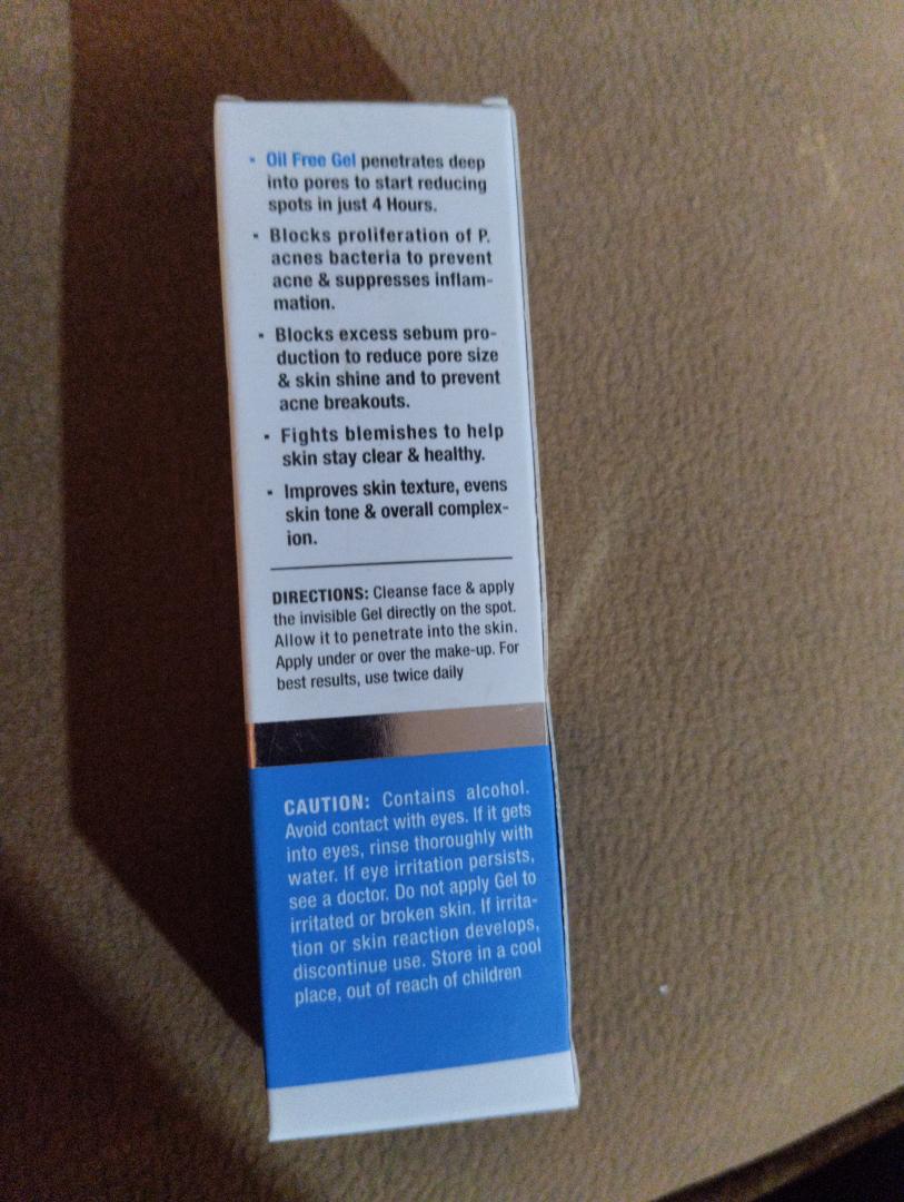 luron acne control spot fix gel.2%salicylic acid .Acne treatment.Visibly reduces spots in 4 hrs,fights blemishes and improves skin texture