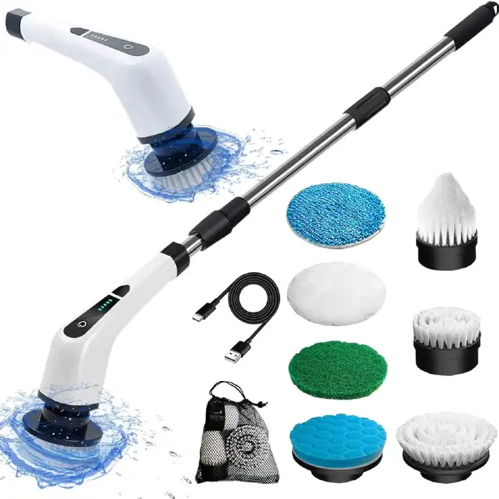 Rechargeable 9in1 cleaning brush