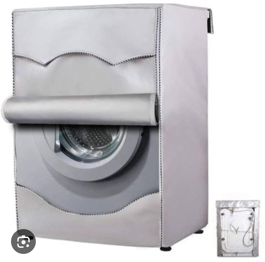 Front load washing machine cover organizer