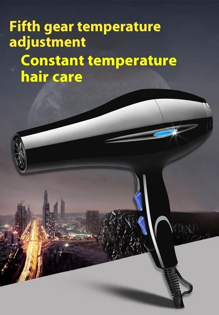 Hair Dryer Professional Powerful Hair Dryer Fast Heating Hot And Cold Adjustment Ionic Air Blow Dryer with Air Collecting