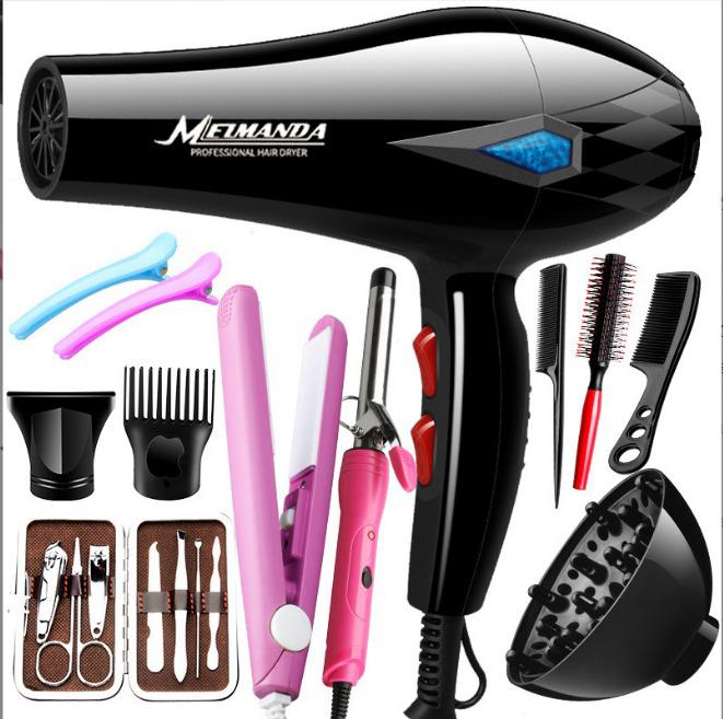 Hair Dryer Professional Powerful Hair Dryer Fast Heating Hot And Cold Adjustment Ionic Air Blow Dryer with Air Collecting