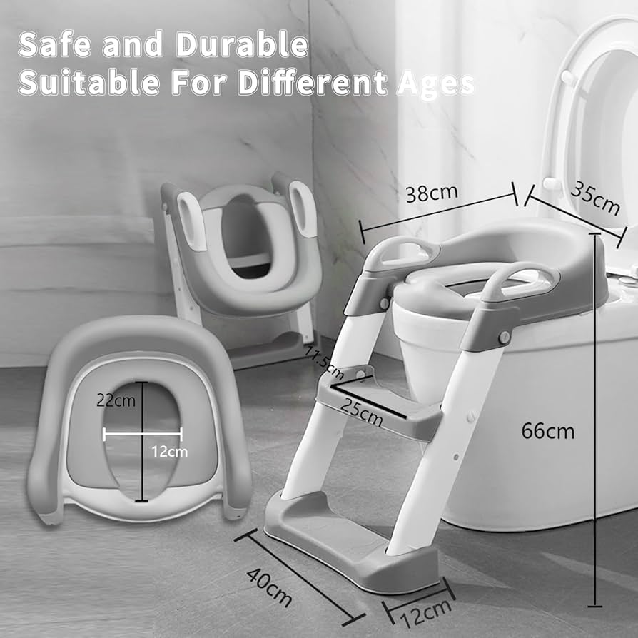Baby auxiliary toilet ladder folding Seat for kids  Training