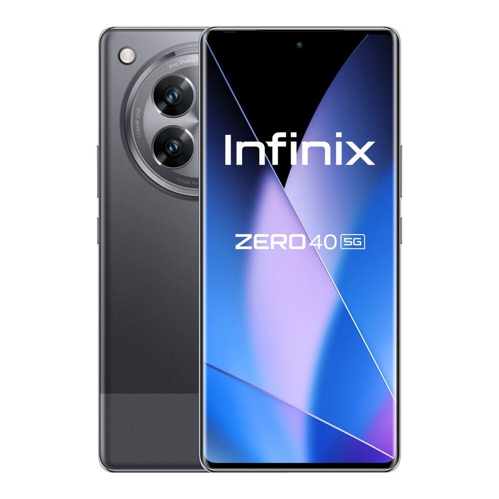 Refurbished Phone Infinix ZERO 40 5G (X6861) 12GB RAM + 256GB ROM Rock Black 6.78 inch Display Dual SIM 50M Front Camera 108M Back Camera 5000mAh Battery 3 Months Warranty_12029898