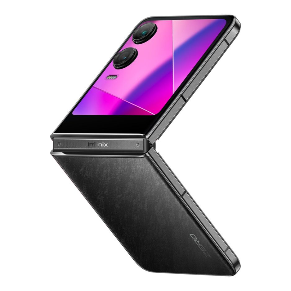 Refurbished Phone Infinix ZERO Flip 5G (X6962) 8GB RAM + 512GB ROM Rock Black 6.90 inch Display Dual SIM 50M Front Camera 50M Back Camera 4720mAh Battery 3 Months Warranty_12028770