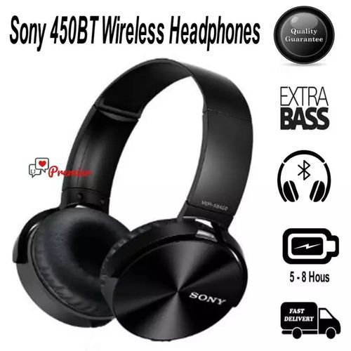 Sony XB450BT Wireless Bass-Booster Headphones