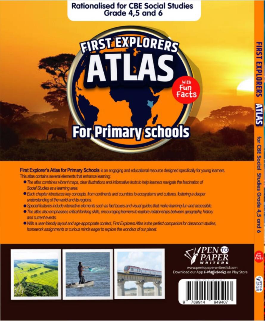 First Explorer Atlas, Rationalized CBE Atlas for Primary  Grade 4,5&6