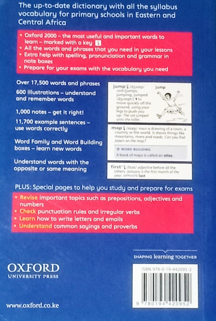 Oxford Primary Dictionary for East Africa