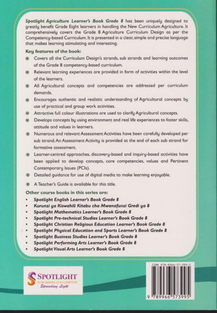 Spotlight Agriculture Learner's Book Grade 8