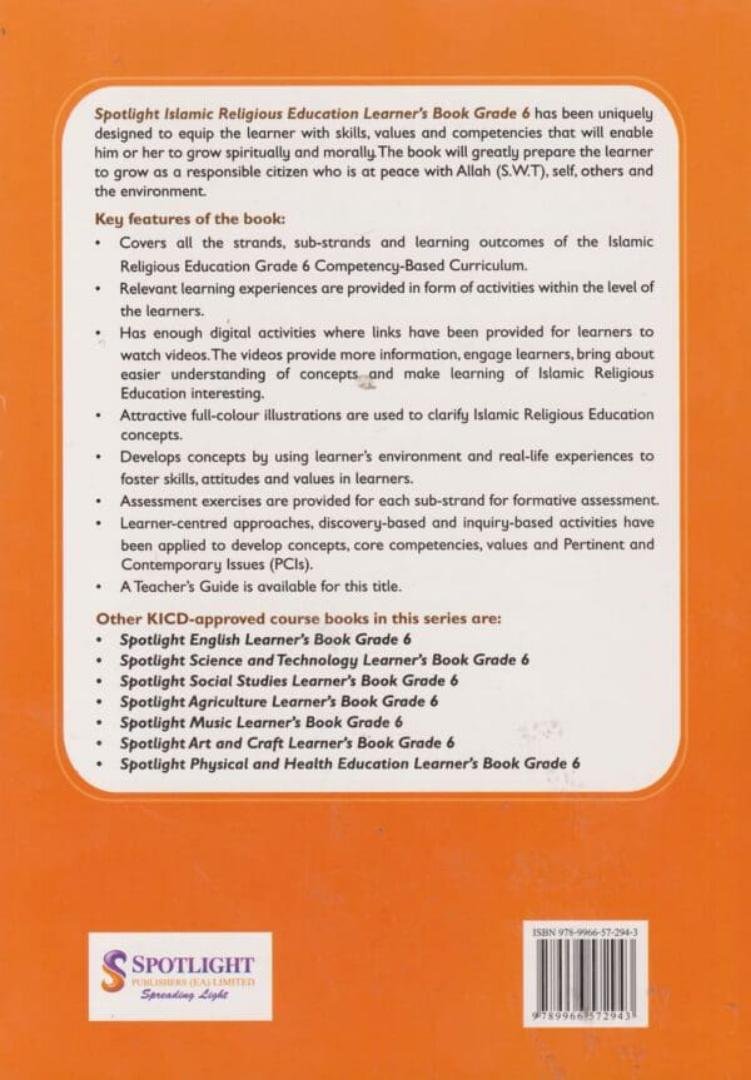 Spotlight IRE learner's Book Grade 6