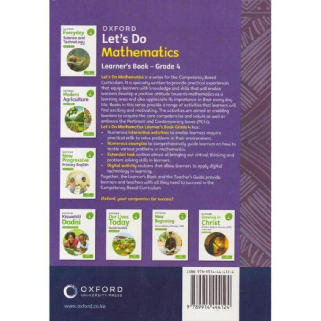 Oxford Let's Do Mathematics learners Book Grade 4 Rationalized