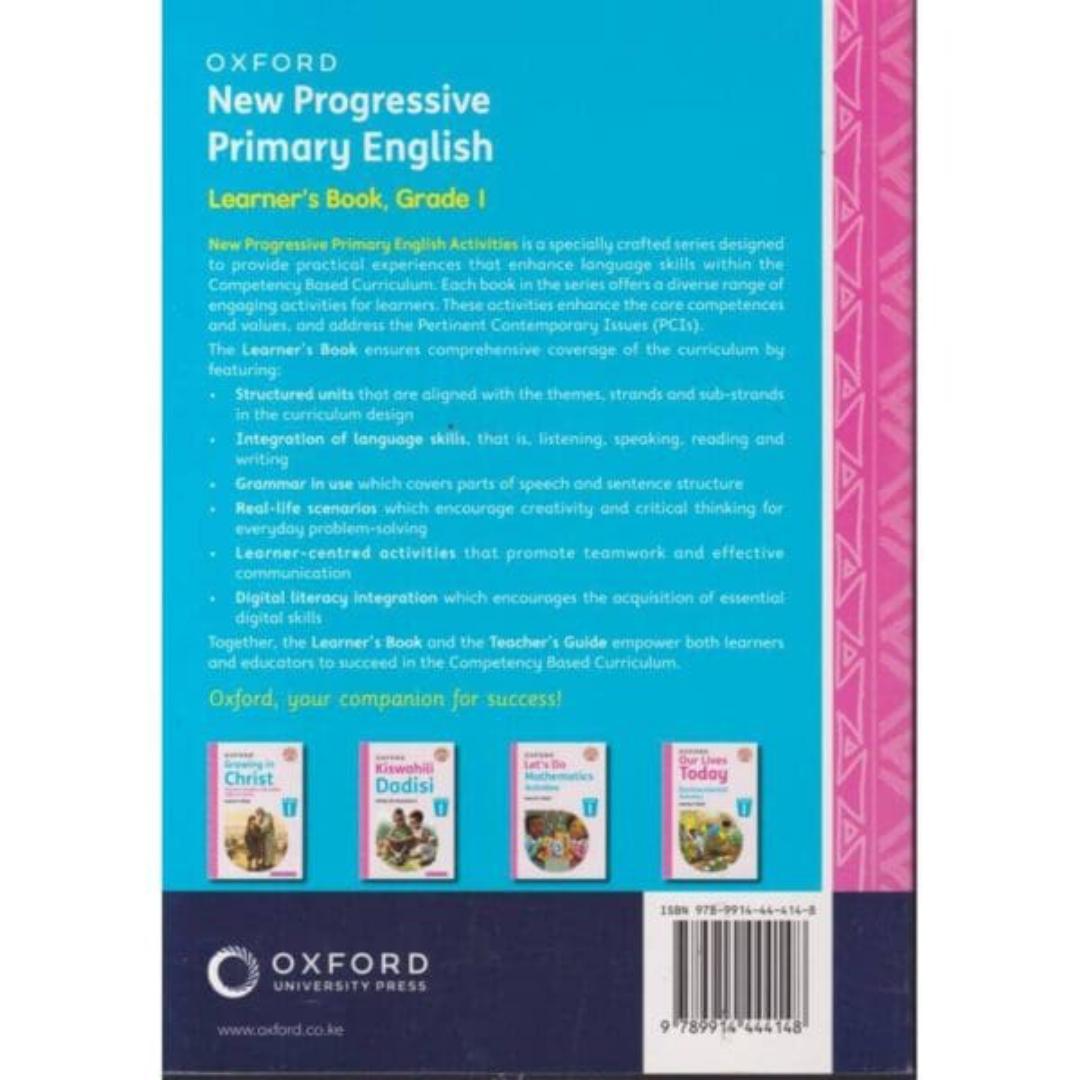 Oxford New Progressive Primary English Learner's Book Grade 1