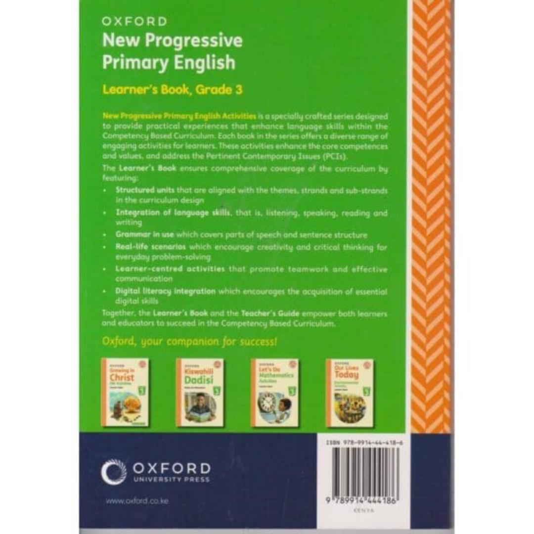 Oxford New Progressive Primary English Learner's Book Grade 3