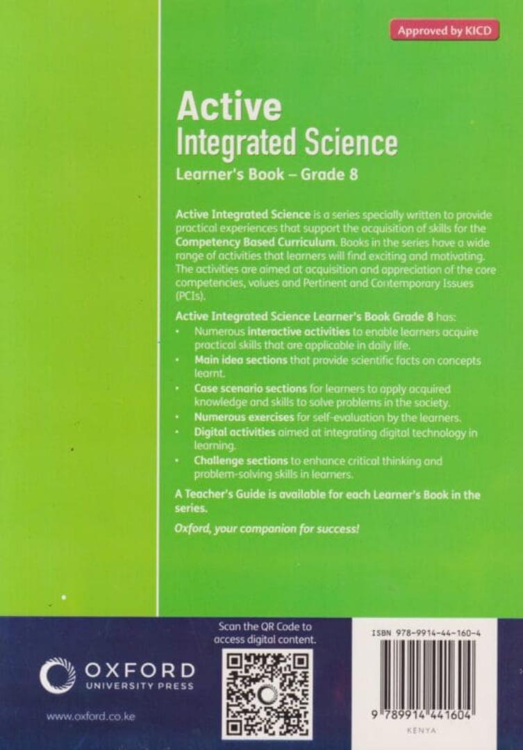 Oxford Active Integrated Science Learner's Book Grade 8