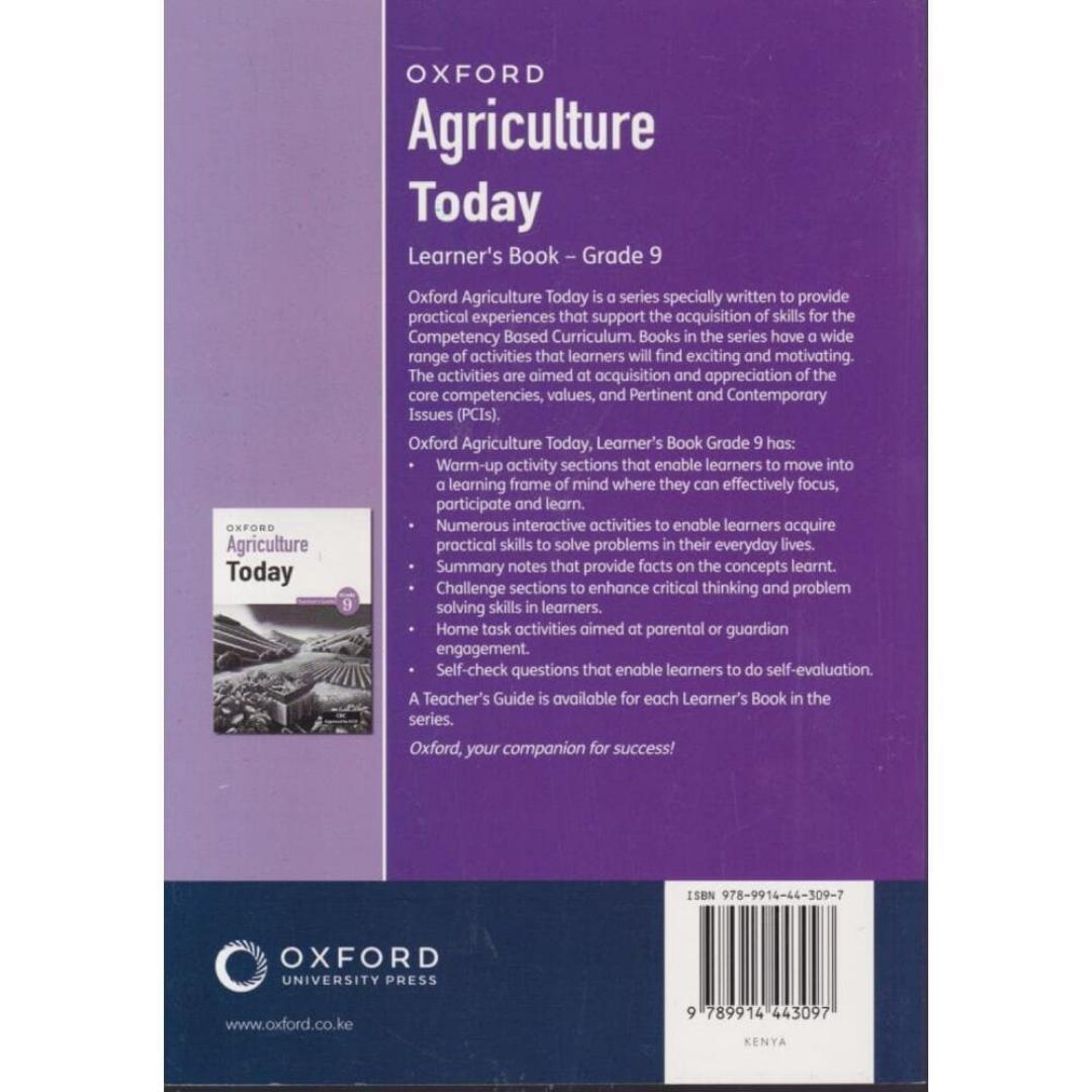 Oxford Agriculture Today Learner's Book Grade 9
