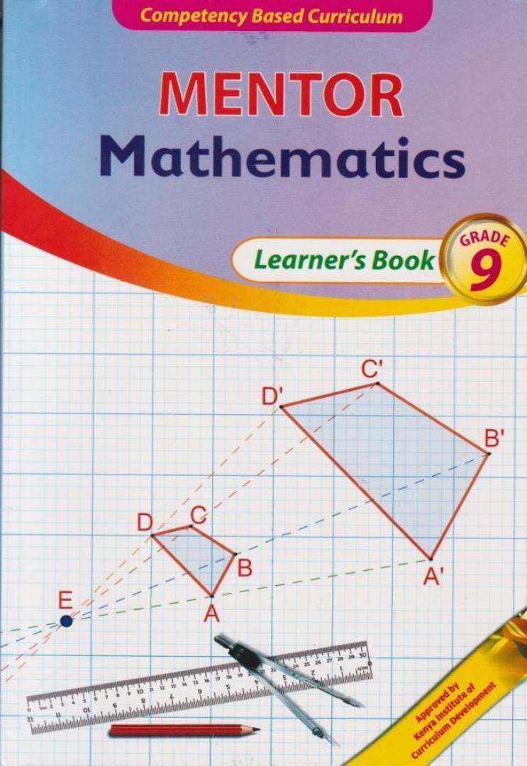 CBE Mentor Mathematics Learning Book 9