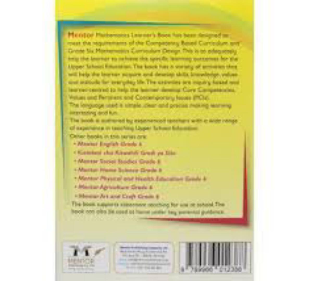 Mentor Mathematics learners Book Grade 6 Rationalized