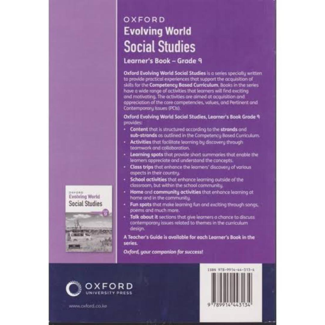 Oxford Evolving World Social Studies Learner's Book Grade 9