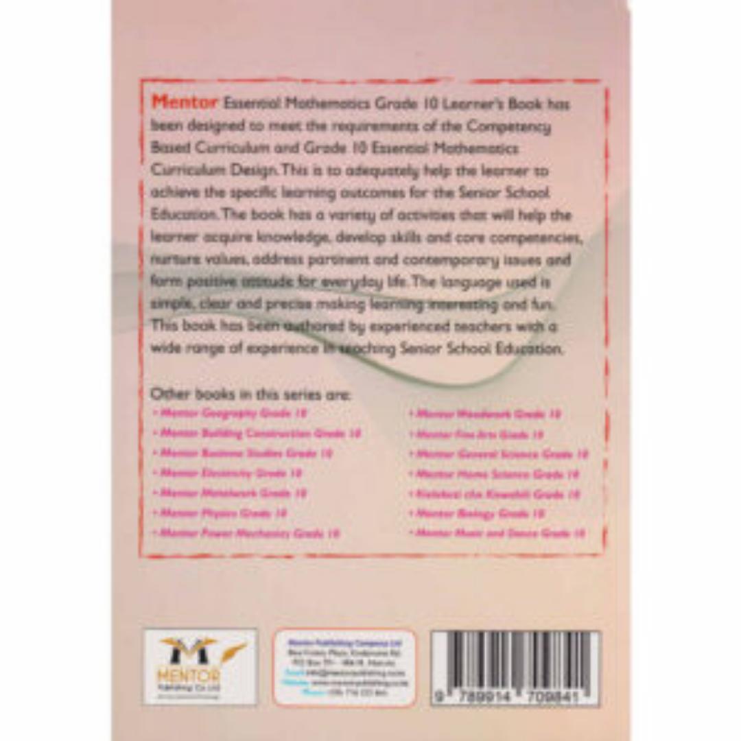 MENTOR ESSENTIAL MATHEMATICS GRADE 10