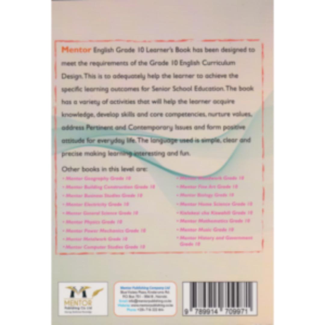 MENTOR ENGLISH GRADE 10 LEARNERS BOOK