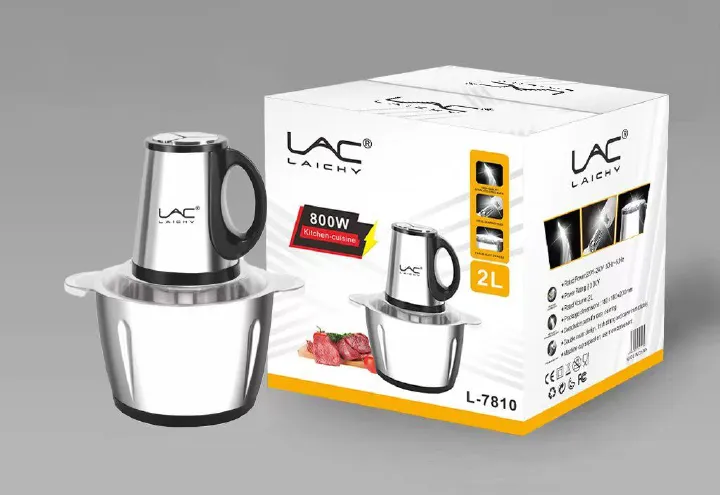 LAC LAICHY L 7810 2L ELECTRIC STAINLESS STEEL FOOD PROCESSOR  800W 220V-240V 50Hz-60Hz