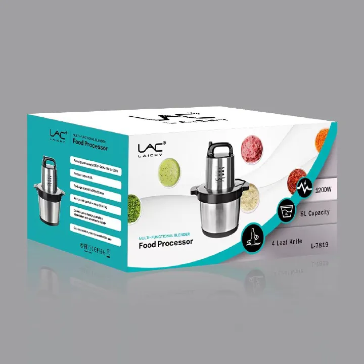 LAC LAICHY L 7819 8 LITTERS  STAINLESS STEEL ELECTRTIC MULTI-FUNCTIONAL FOOD PROCESSOR  1200W 220V-240V  50Hz-60Hz