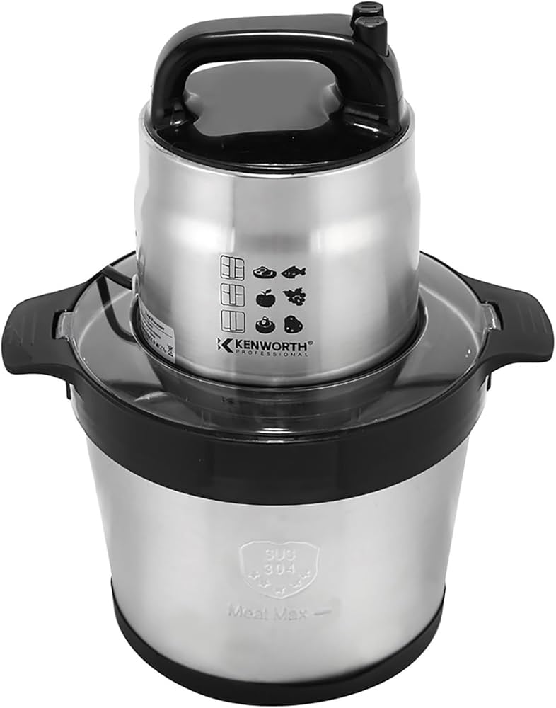 KENWORTH KW 0639 6L PROFESSIONAL ABS STAINLESS STEEL FOOD PROCESSOR 1800W 220V-240V   50Hz-60Hz 8000r/min