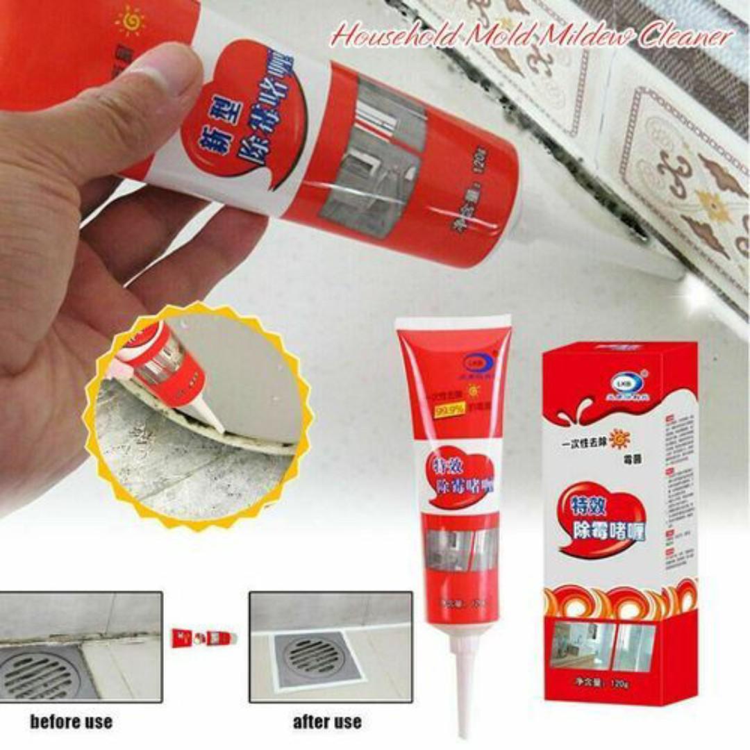 120g Powerful Multipurpose Mould Cleaning Gel for Bathroom Kitchen Wall Tile Sink Grout and Household Surfaces Effective Deep Cleaner Easy to Apply and Safe Use