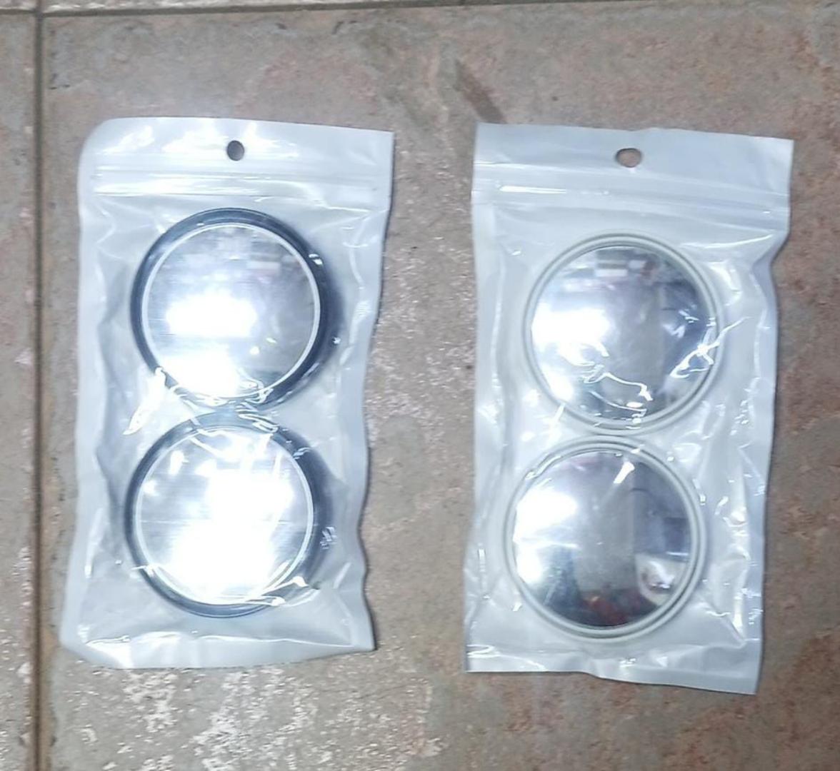 2 pcs Car Blind Spot Mirror Parking Angle Convex Wide Adjustable /Blind Spot Mirror Waterproof HD Glass 360 Rotatable 3M Adhesive for SUV Car Truck Van