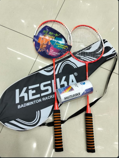 Badminton Set 2 Rackets 3 Shuttlecocks + Badminton Net