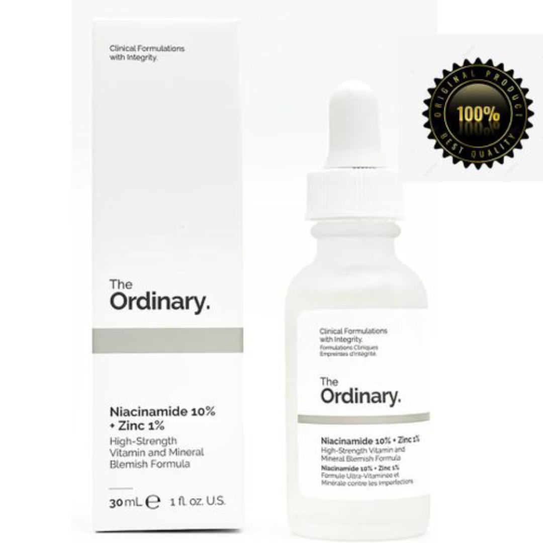 Niacinamide 10% + Zinc 1% Fine, Reduces congestion while also brightening skin tone, Zinc to balance visible aspects of sebum activity