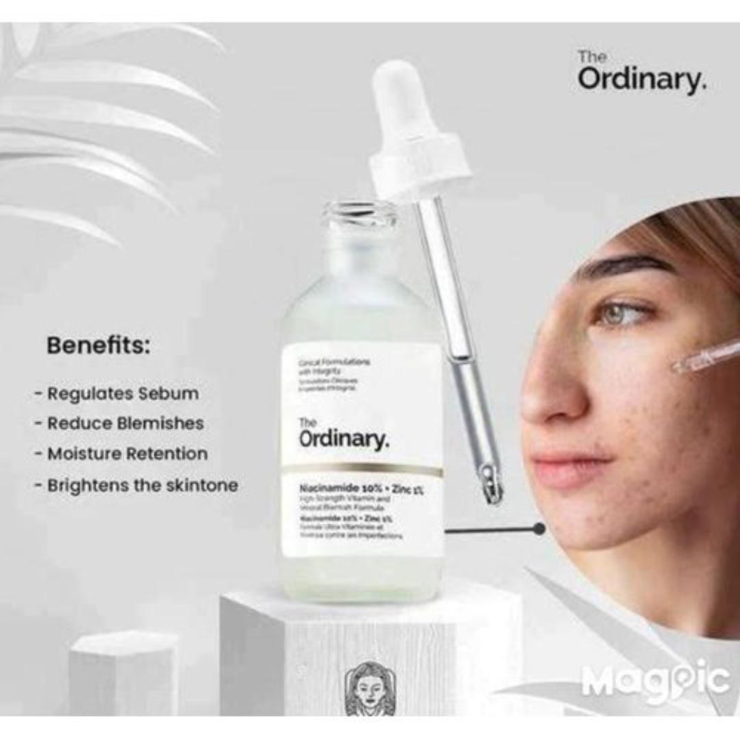 Niacinamide 10% + Zinc 1% Fine, Reduces congestion while also brightening skin tone, Zinc to balance visible aspects of sebum activity