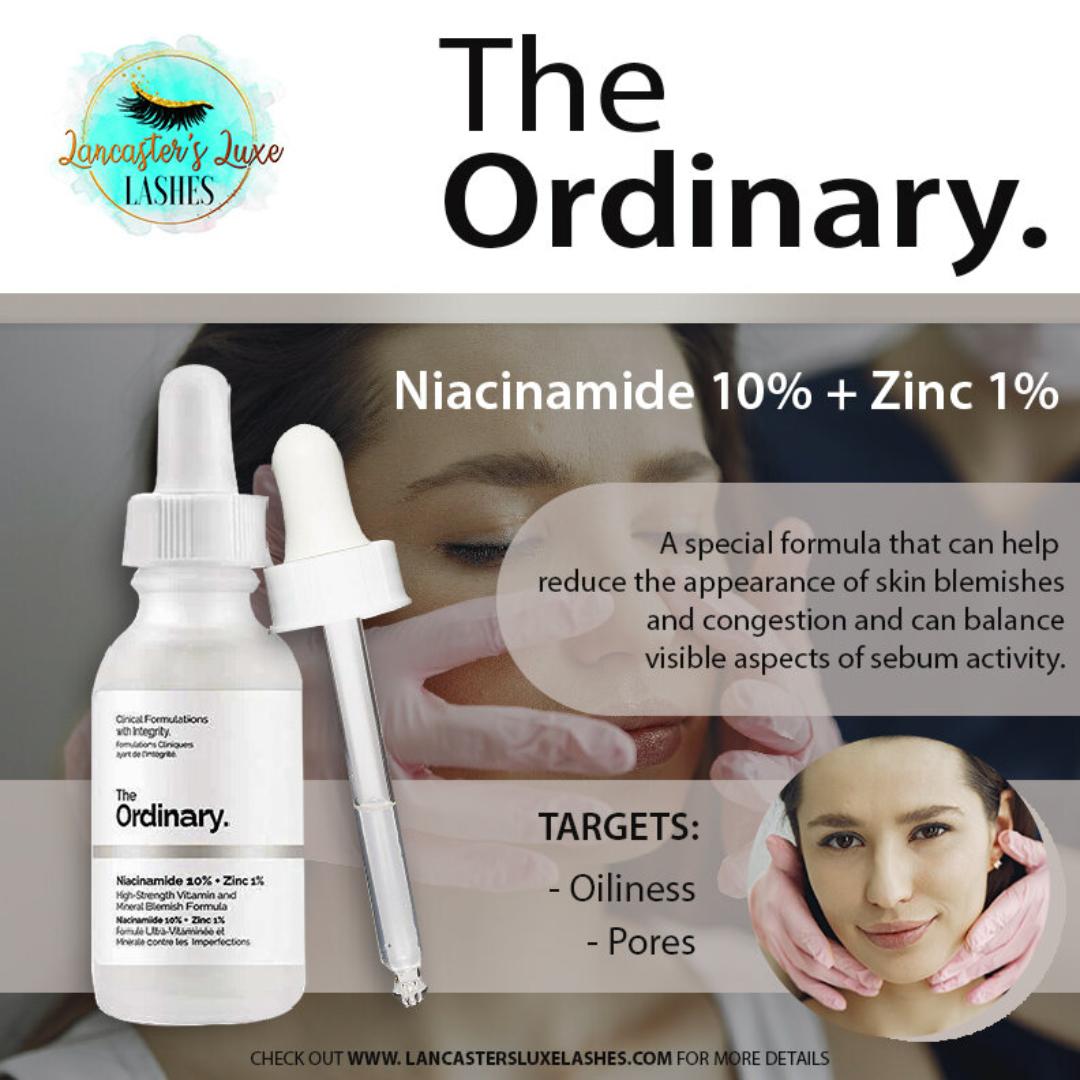 Niacinamide 10% + Zinc 1% Fine, Reduces congestion while also brightening skin tone, Zinc to balance visible aspects of sebum activity