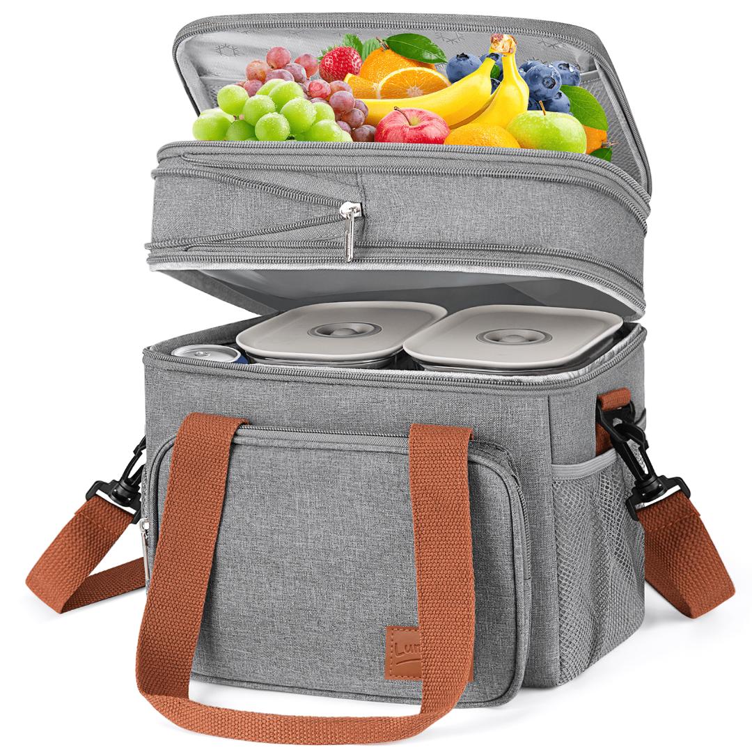 Premium 2-Layer Insulated Food Bag – Large Capacity, Leakproof & Portable Lunch Bag