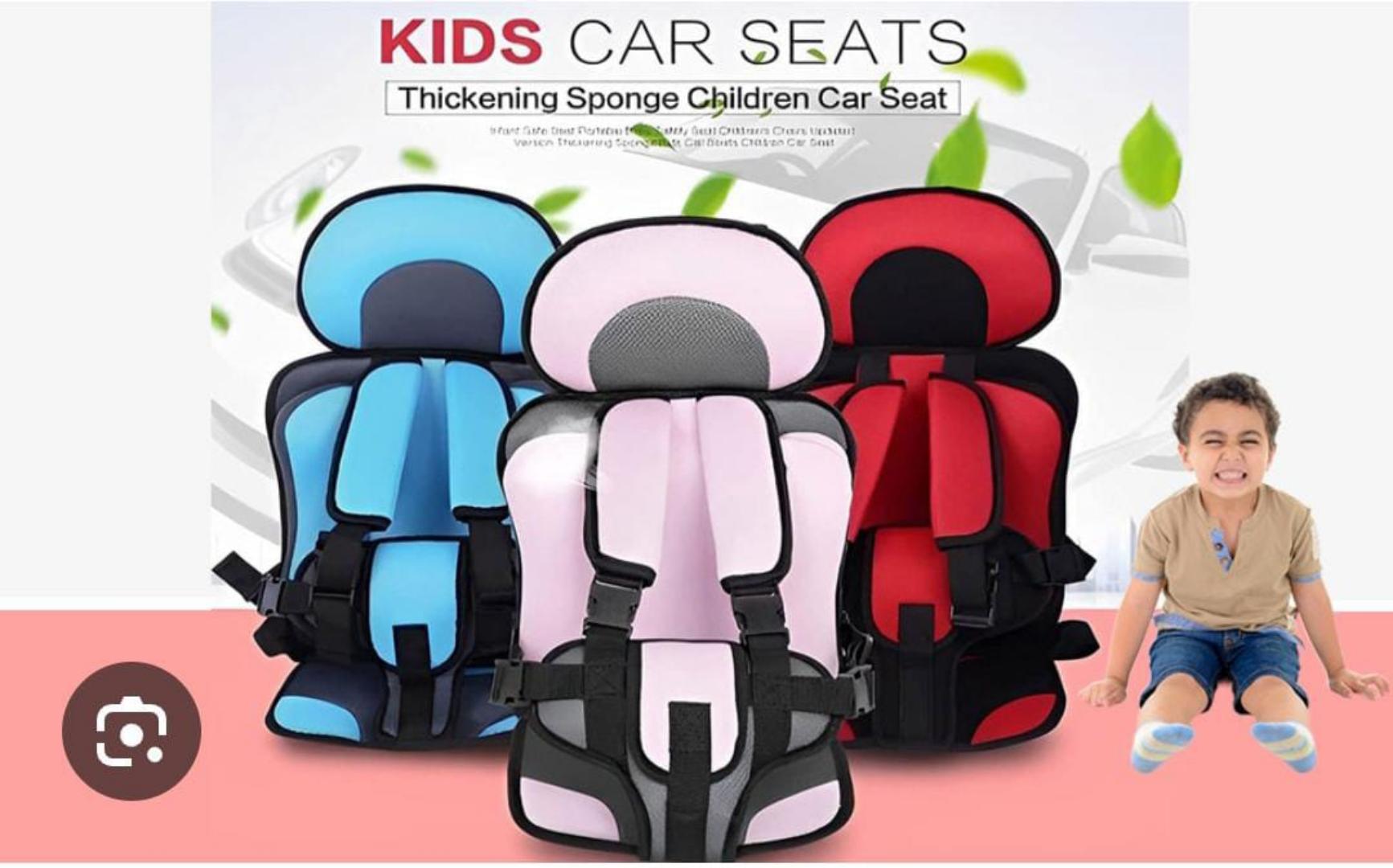 Children's Safety Car Seat Cushion with Non-Slip Design | Soft & Comfortable Booster Seat for 6 Months - 10 Years