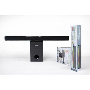 3.1ch solarmax soundbar multimedia speaker system woofer - Deep bass woofer enhances movies, music, and games, Sleek soundbar design fits any living room setup, Multiple connectivity.