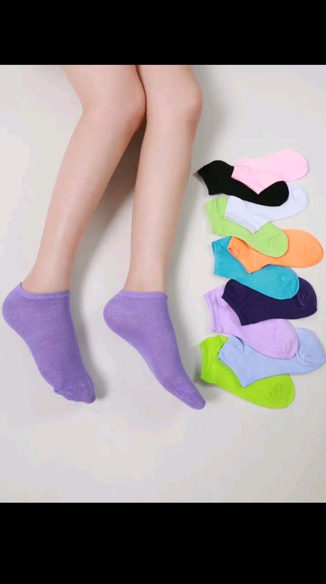 12Pairs Of Girls/Women Ankle Socks available in Mixed Designs. Female Ankle Socks.