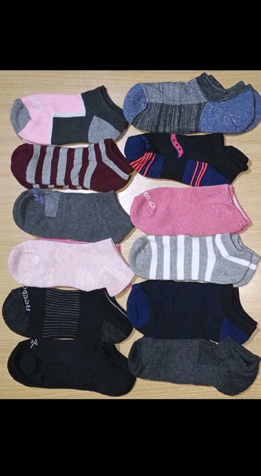 12Pairs Of Girls/Women Ankle Socks available in Mixed Designs. Female Ankle Socks.