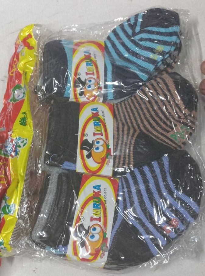 12 pairs Unisex Baby Socks 0-12 months Assorted Colours