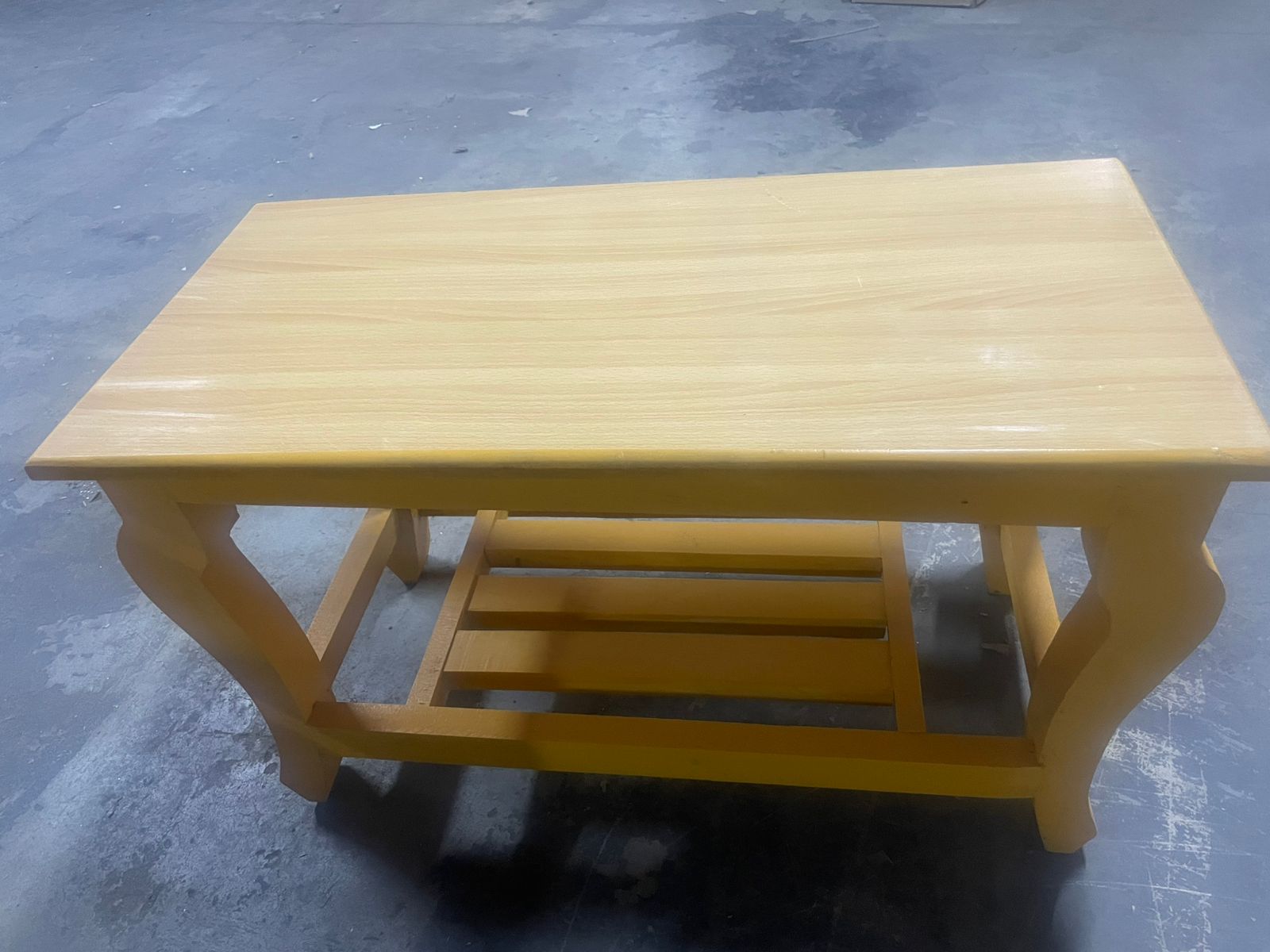 New Design Modern stylish rectangular design wooden  coffee table with storage for living room, fashionable appealing finish as picture