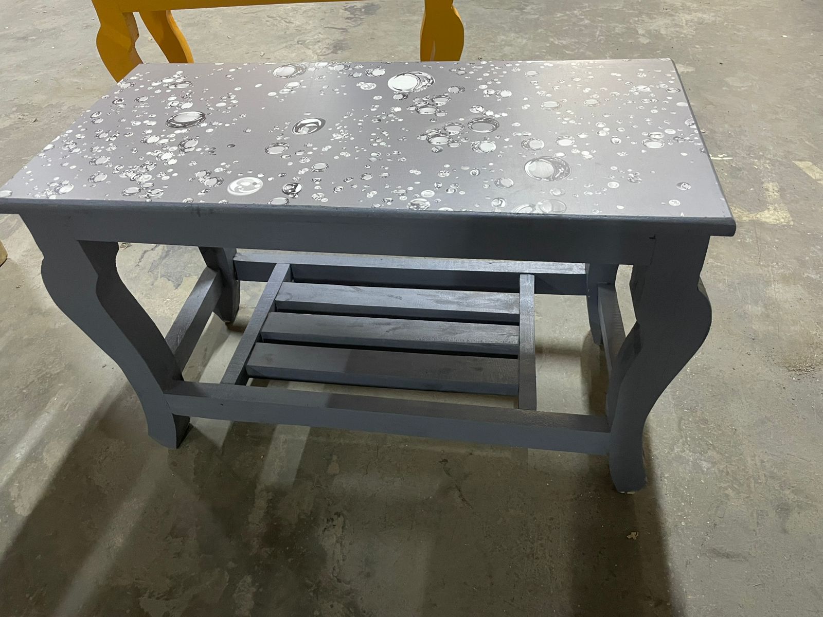 New Design Modern stylish rectangular design wooden  coffee table with storage for living room, fashionable appealing finish as picture