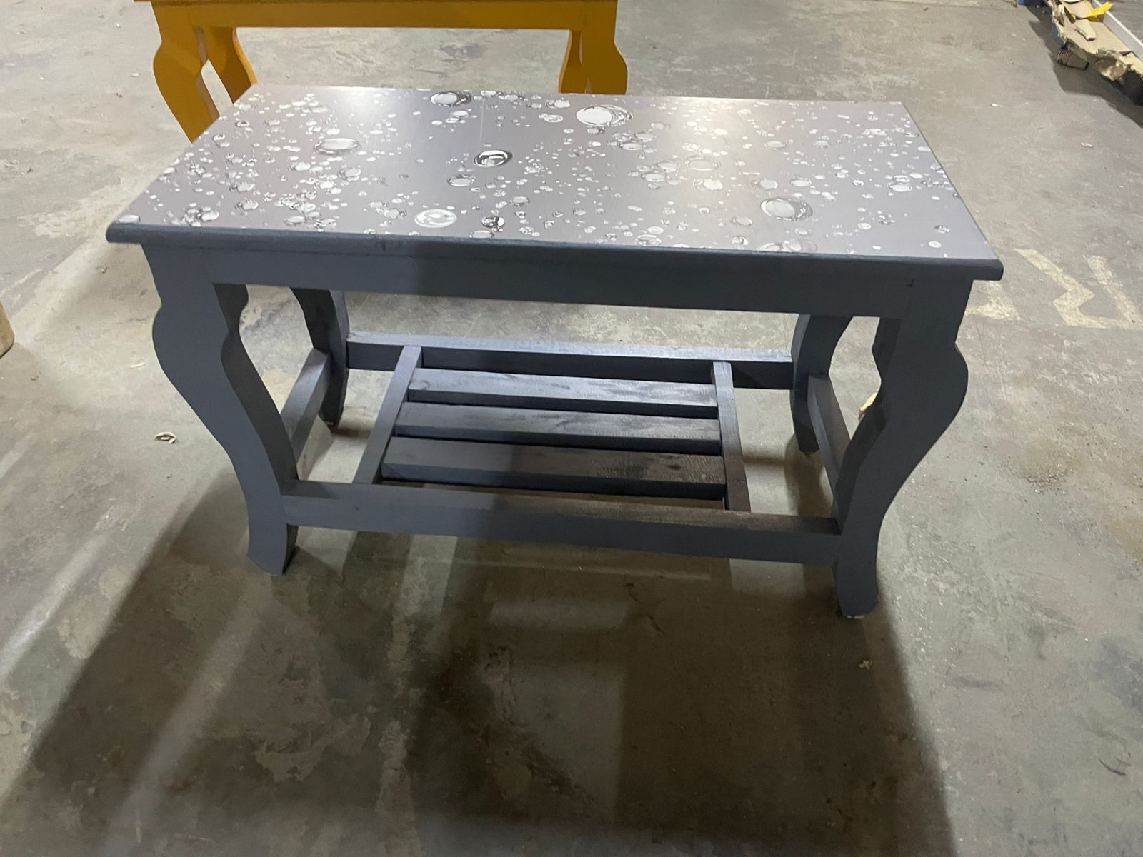 New Design Modern stylish rectangular design wooden  coffee table with storage for living room, fashionable appealing finish as picture