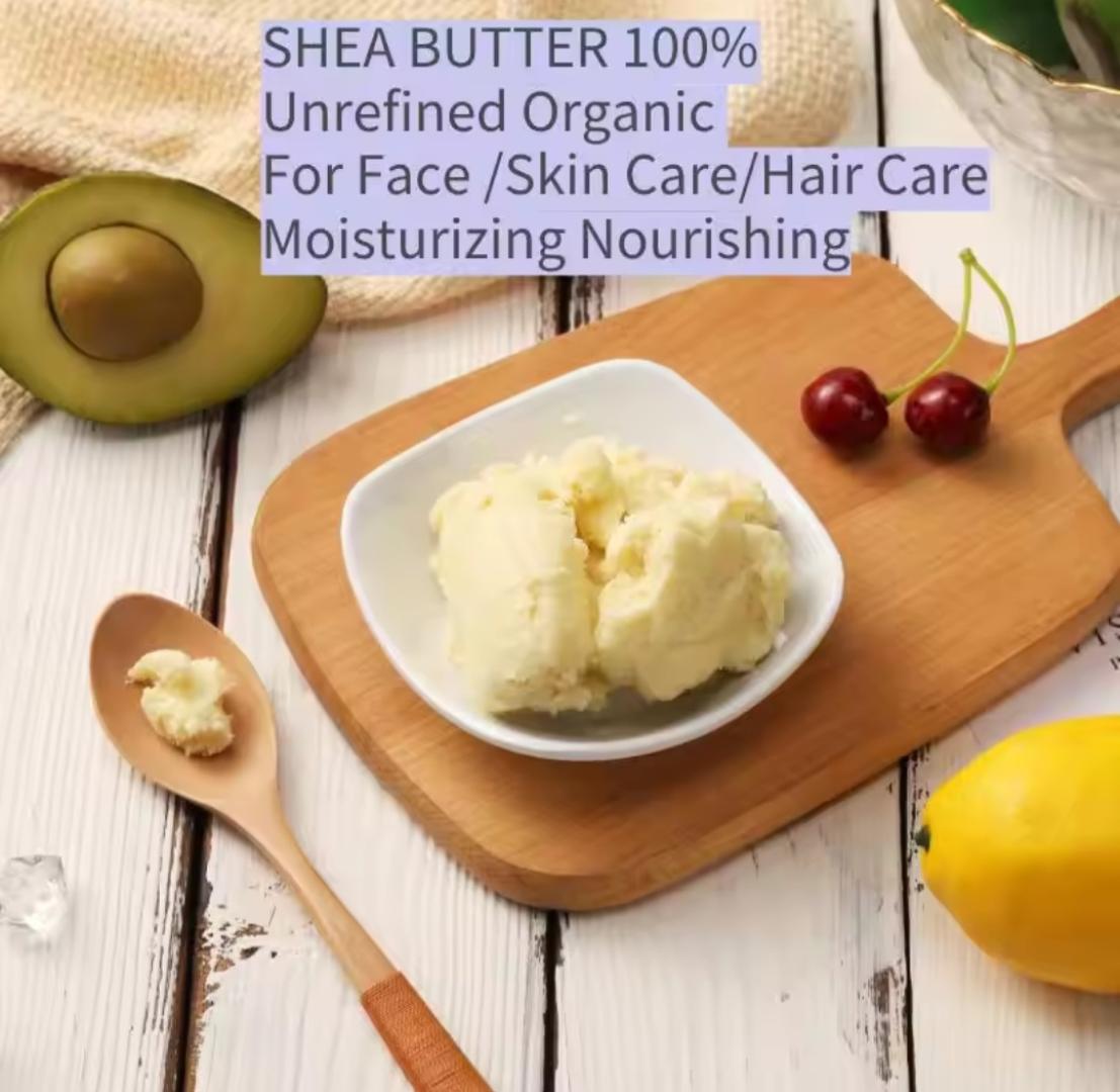 Shea butter raw organic-certified Bio -100% pure and natural 30Ml